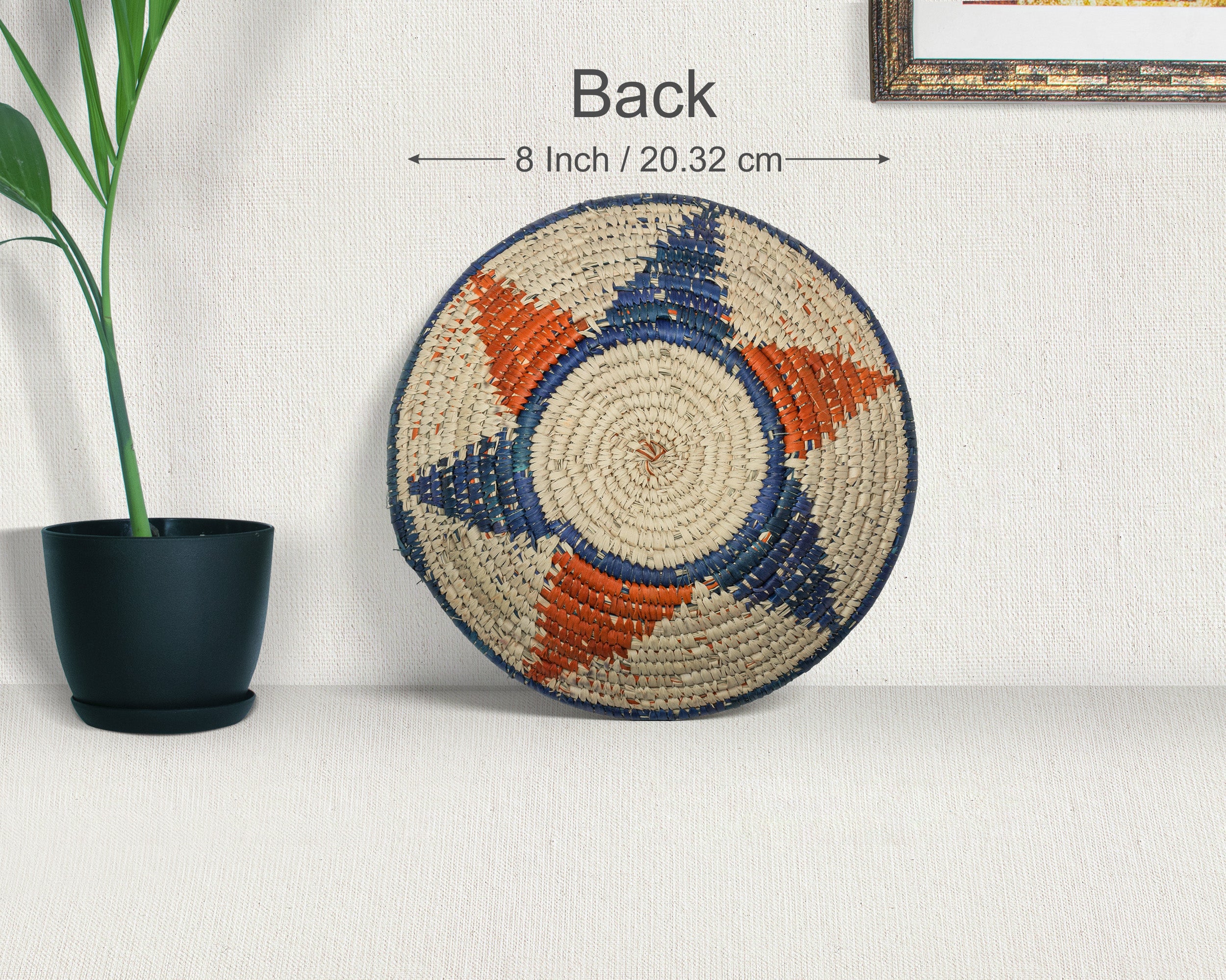 Blue & Orange Star Bowl Basket