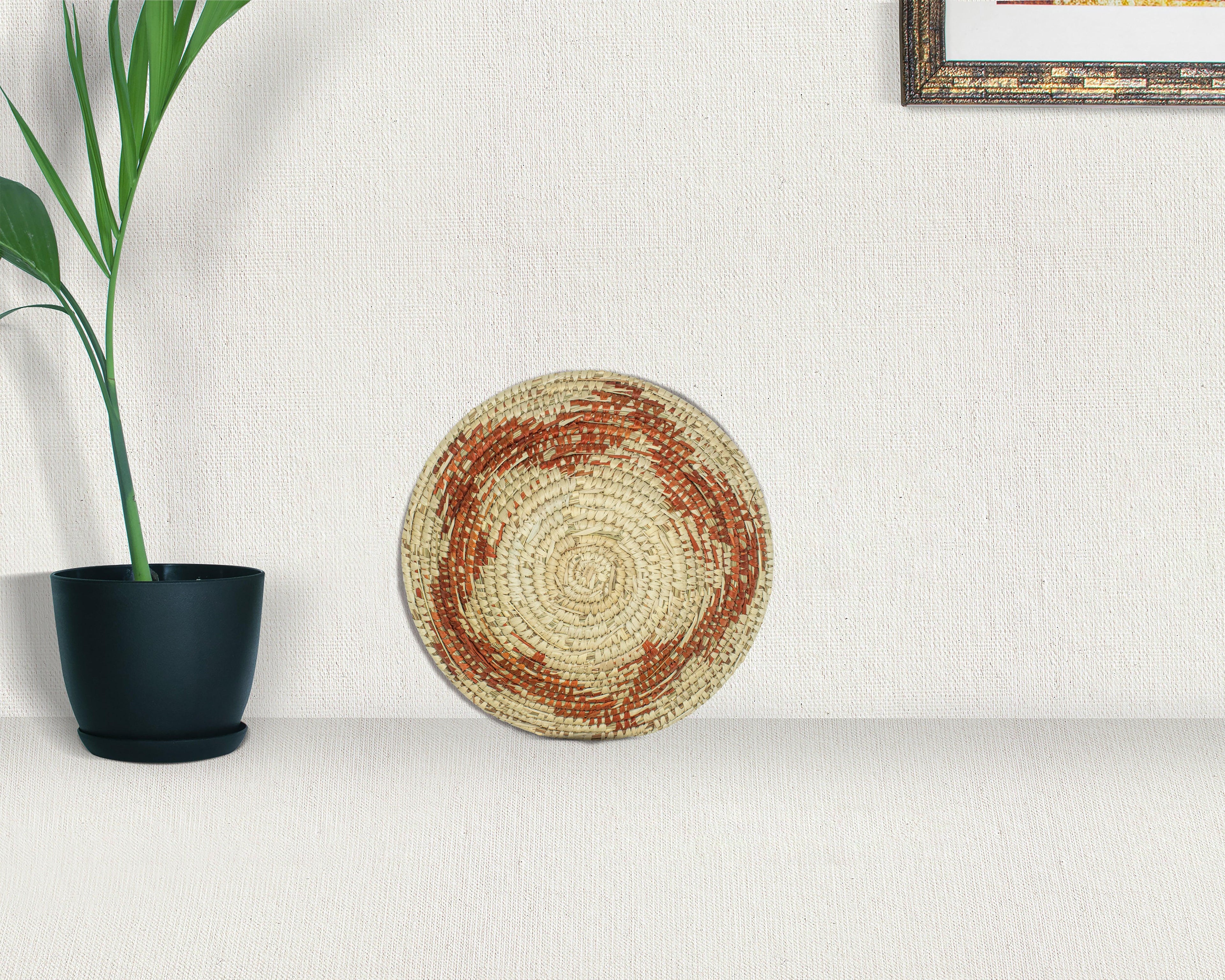 Spiked Bloom Brown Bowl Basket 8-inch LBW-447-7