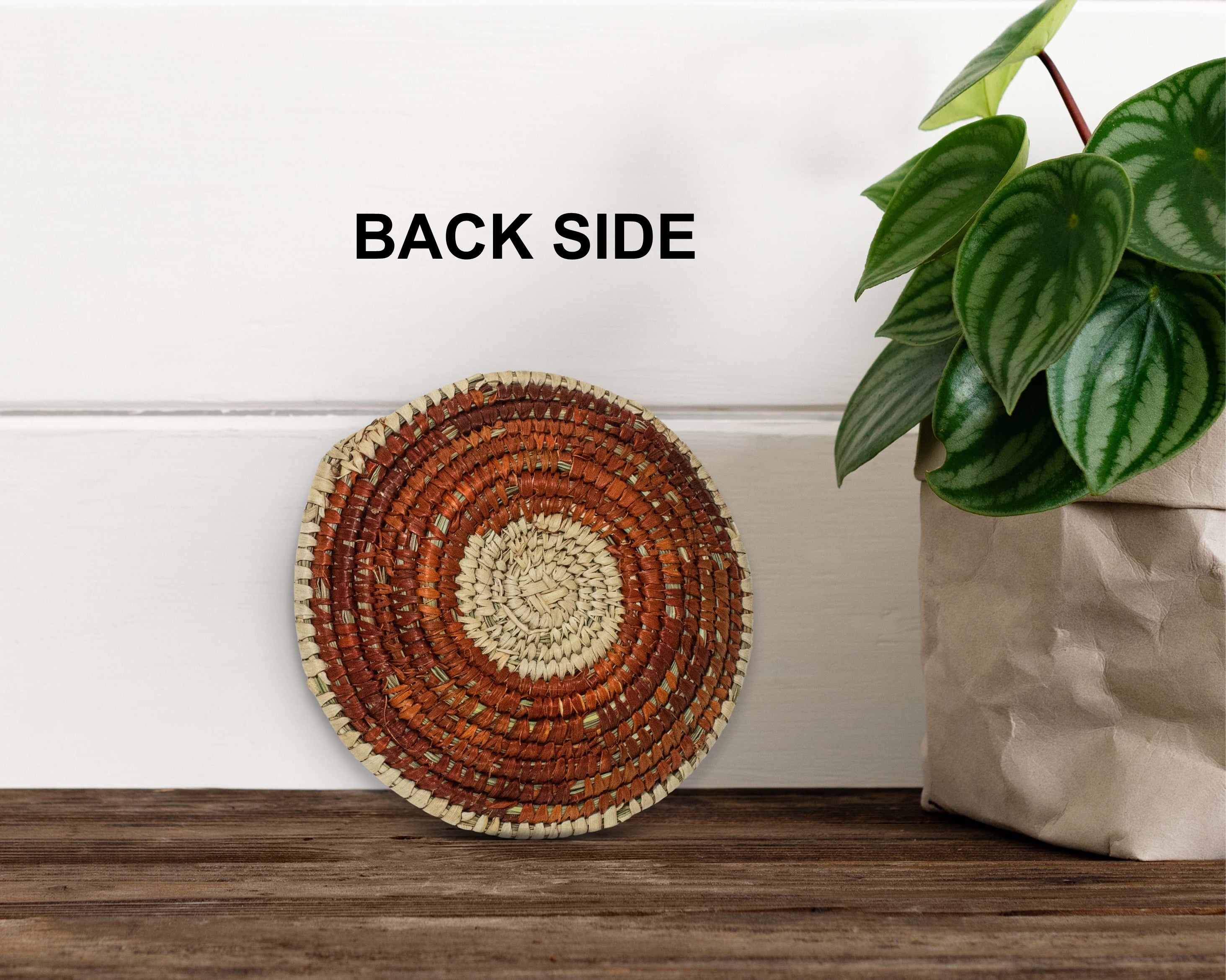 Boho Spinner Brown Miniature Basket Pack of 5 - LBW-1610-5 B