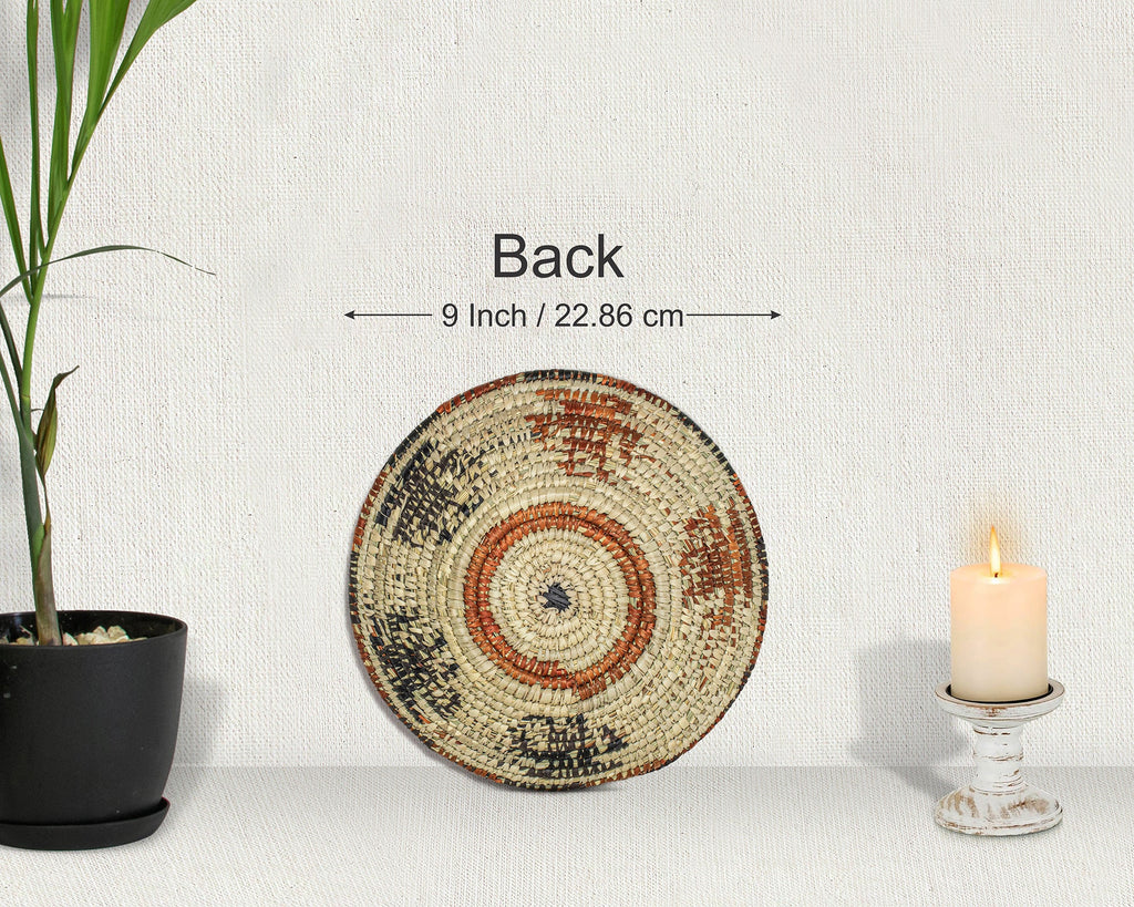 Canyon Echoes White Bowl Basket 8-inch LBW-462-7