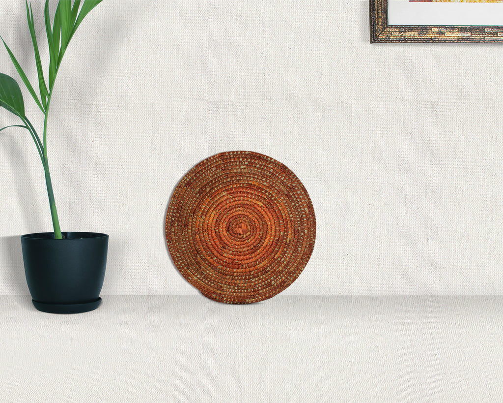 Sienna Circle Red Bowl Basket 8-inch LBW-417-7