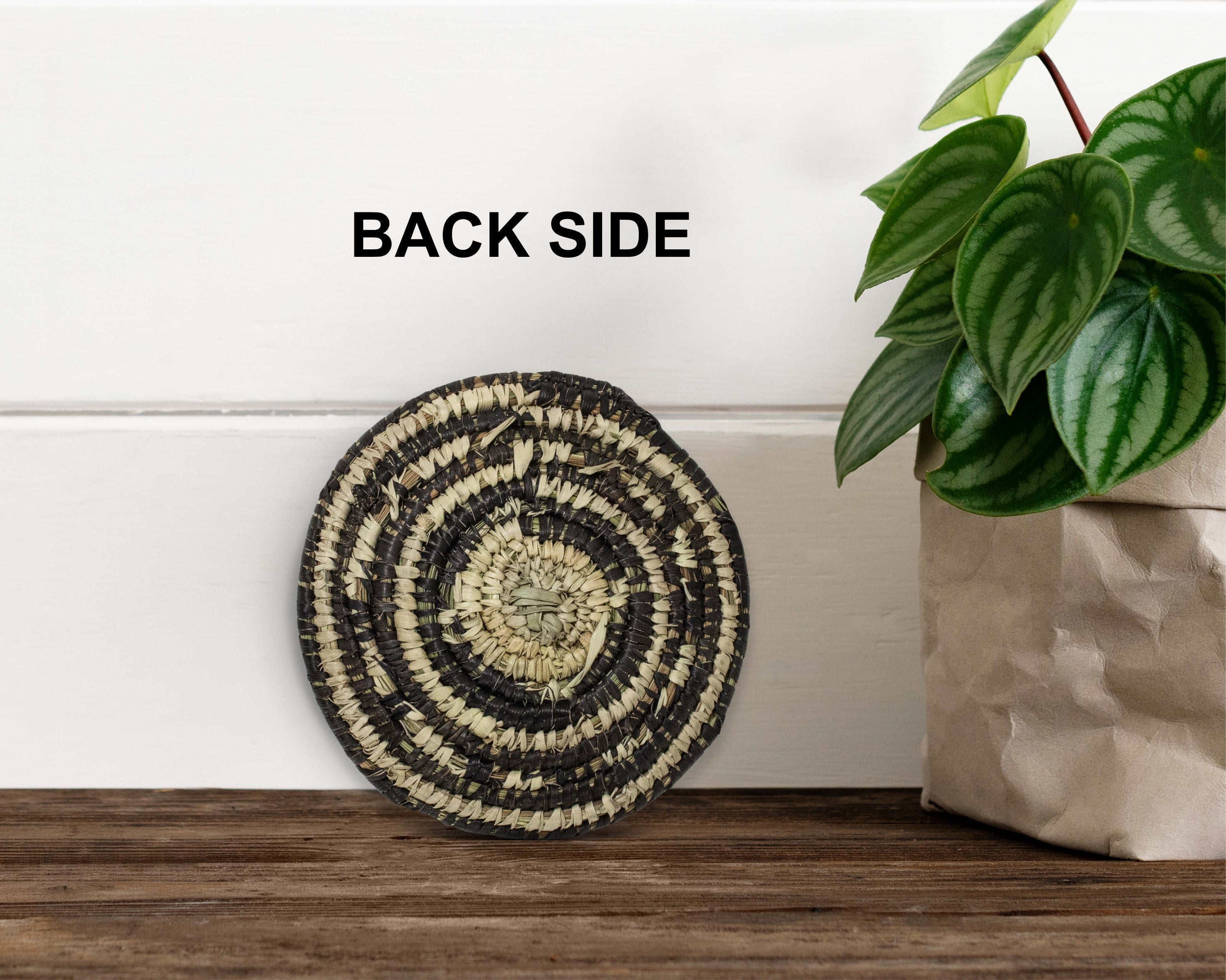 Boho Wheel Black Miniature Basket Pack of 5 - LBW-1607-5 A
