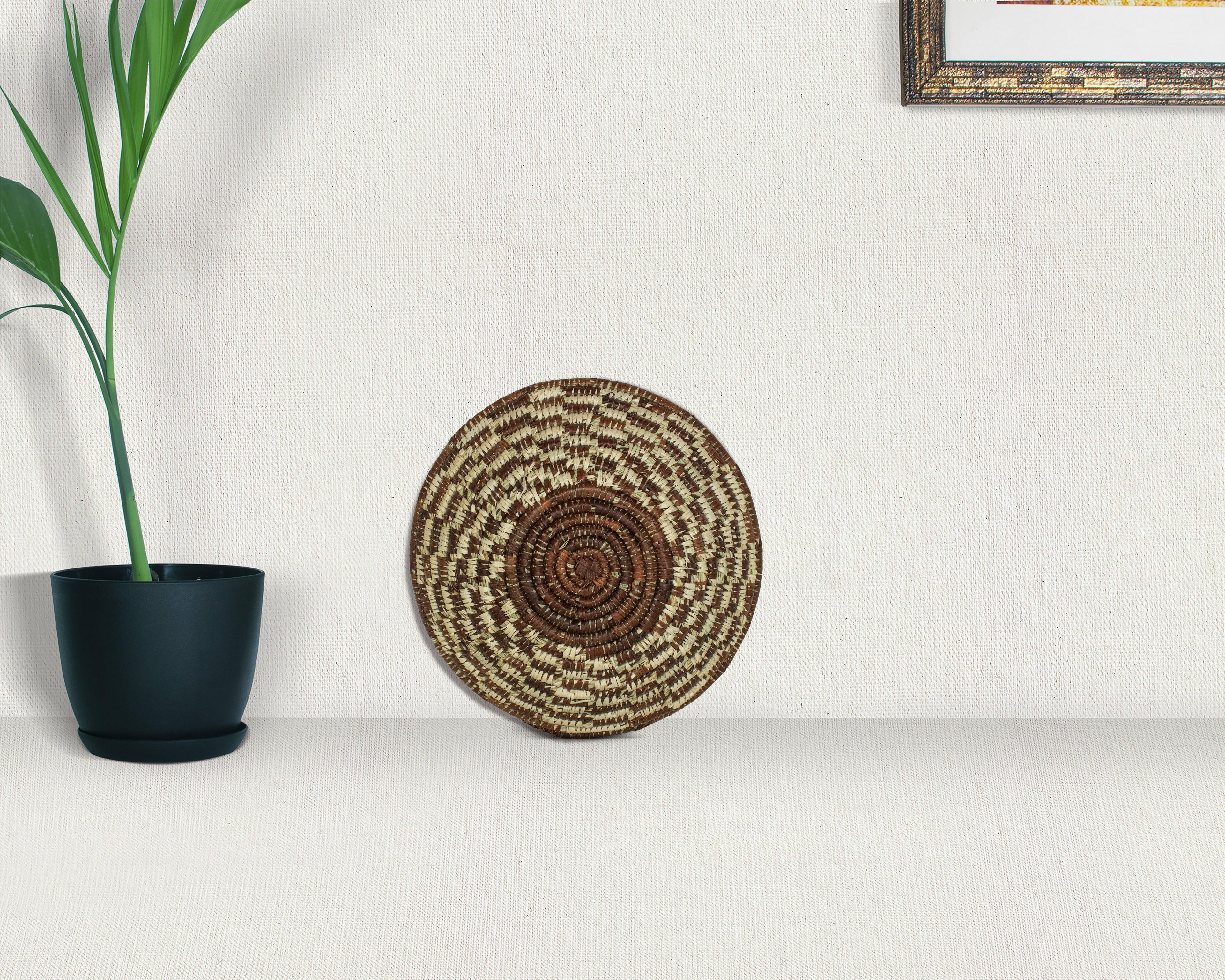 Tessellate Brown Bowl Basket 8-inch LBW-444-7