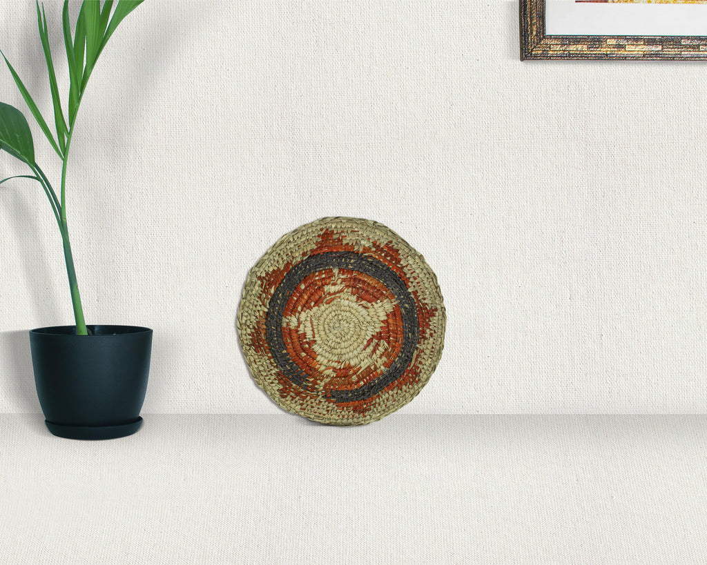 Desert Sun Red Bowl Basket 8-inch LBW-414-7