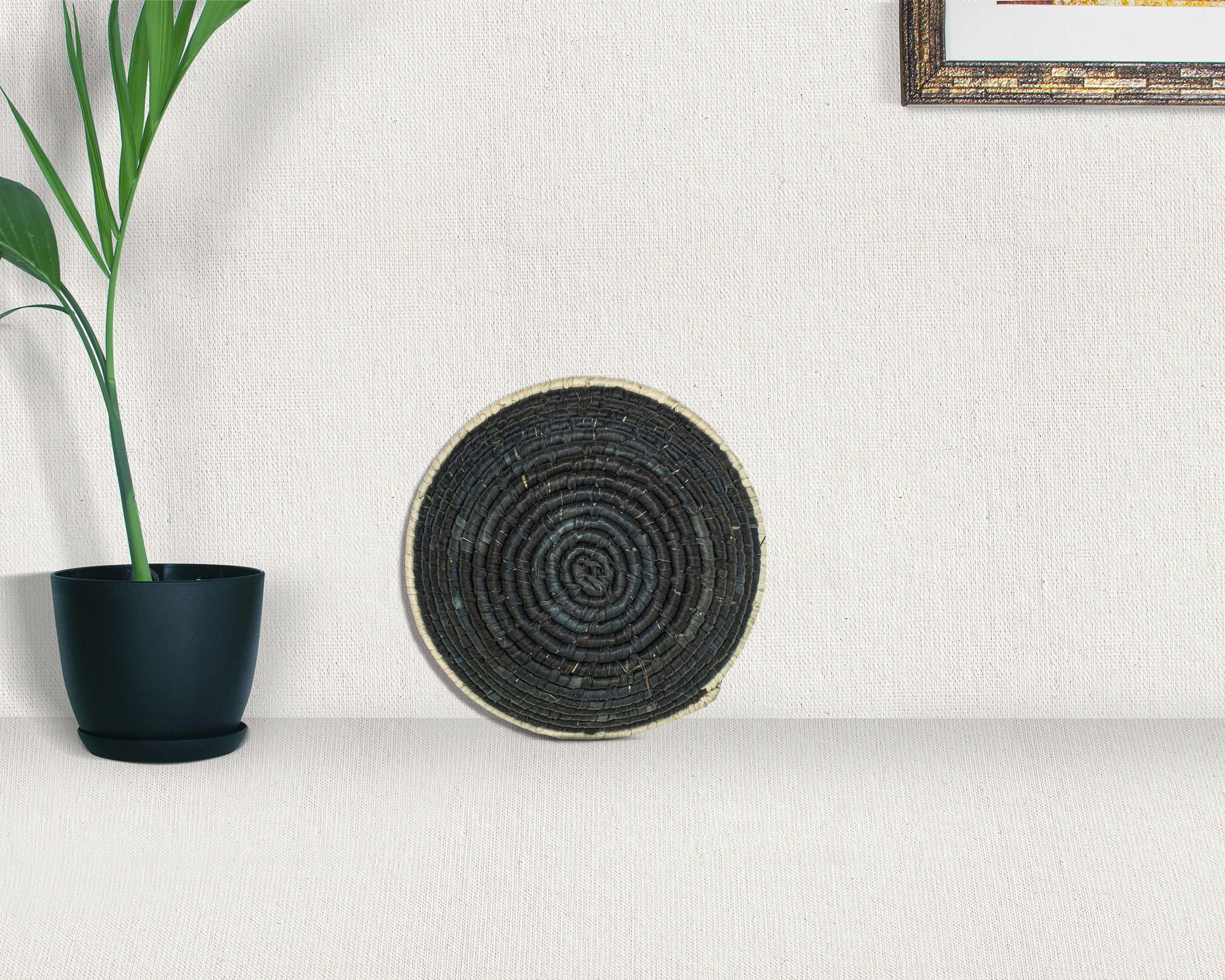 Oracle's Round Black Bowl Basket 8-inch LBW-421-7