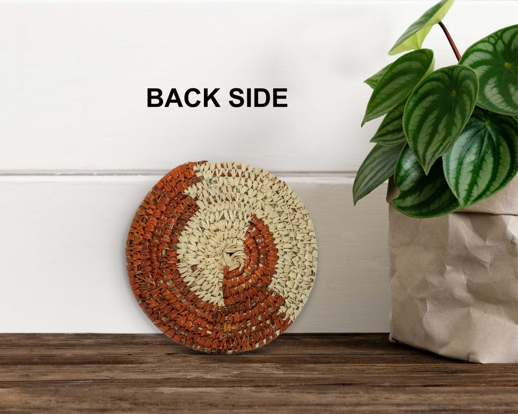 Boho Yei Brown Miniature Basket Pack of 5 - LBW-1601-5 A