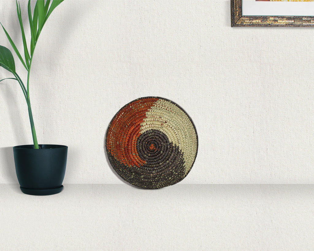 Brown Tornado Bowl Basket 8-inch LBW-416-7