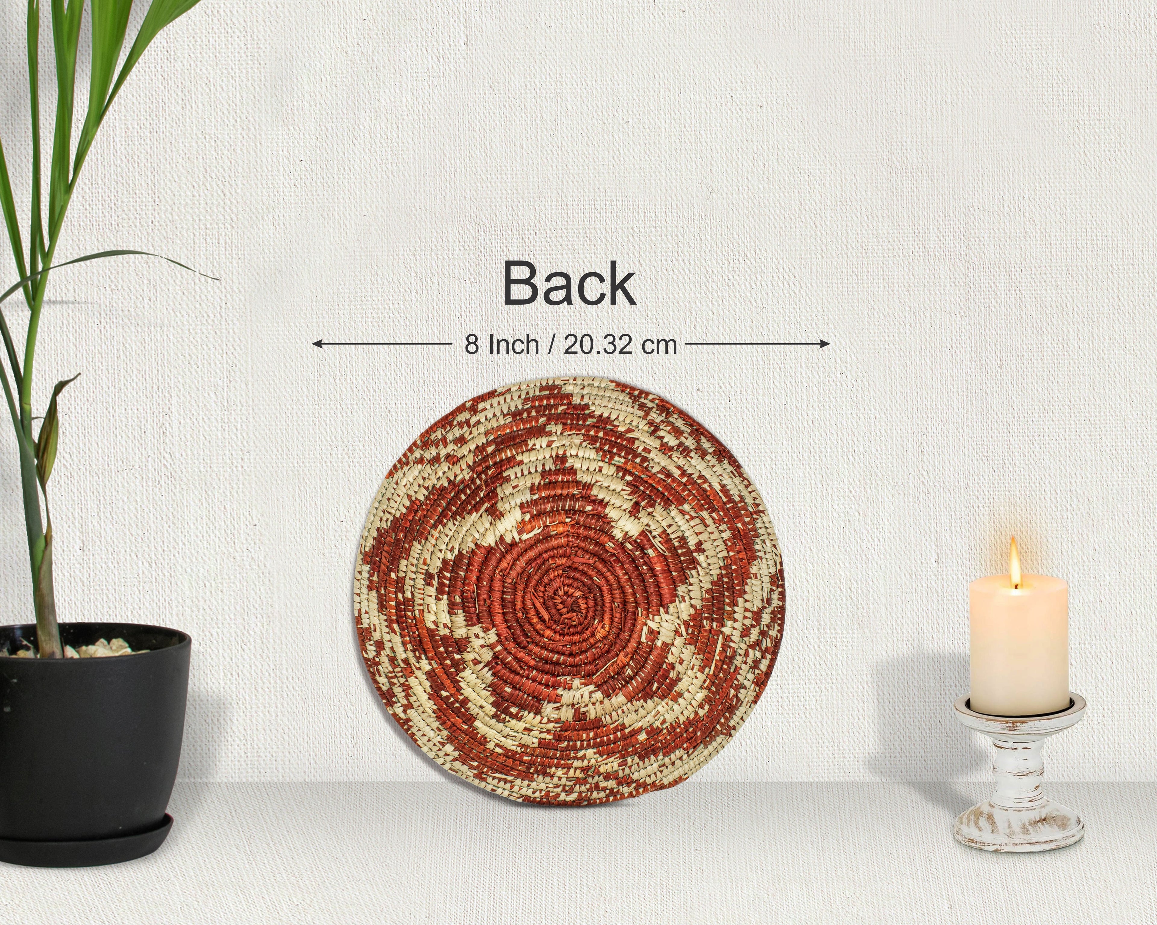 Canyxia Red Bowl Basket 8-inch LBW-460-7