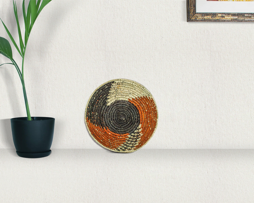 Harlequina Black Bowl Basket 8-inch LBW-430-7