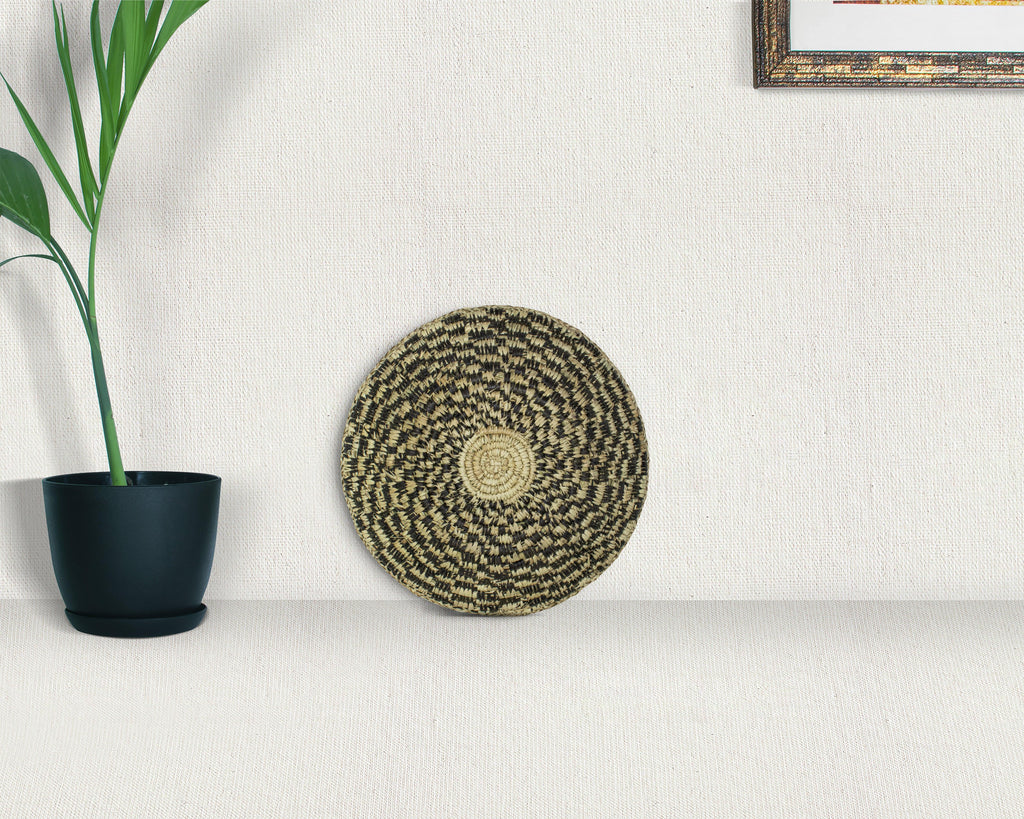 Checkered Black Bowl Basket 8-inch LBW-402-7