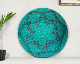 Turquoise Mesa Bowl Basket 22-Inch