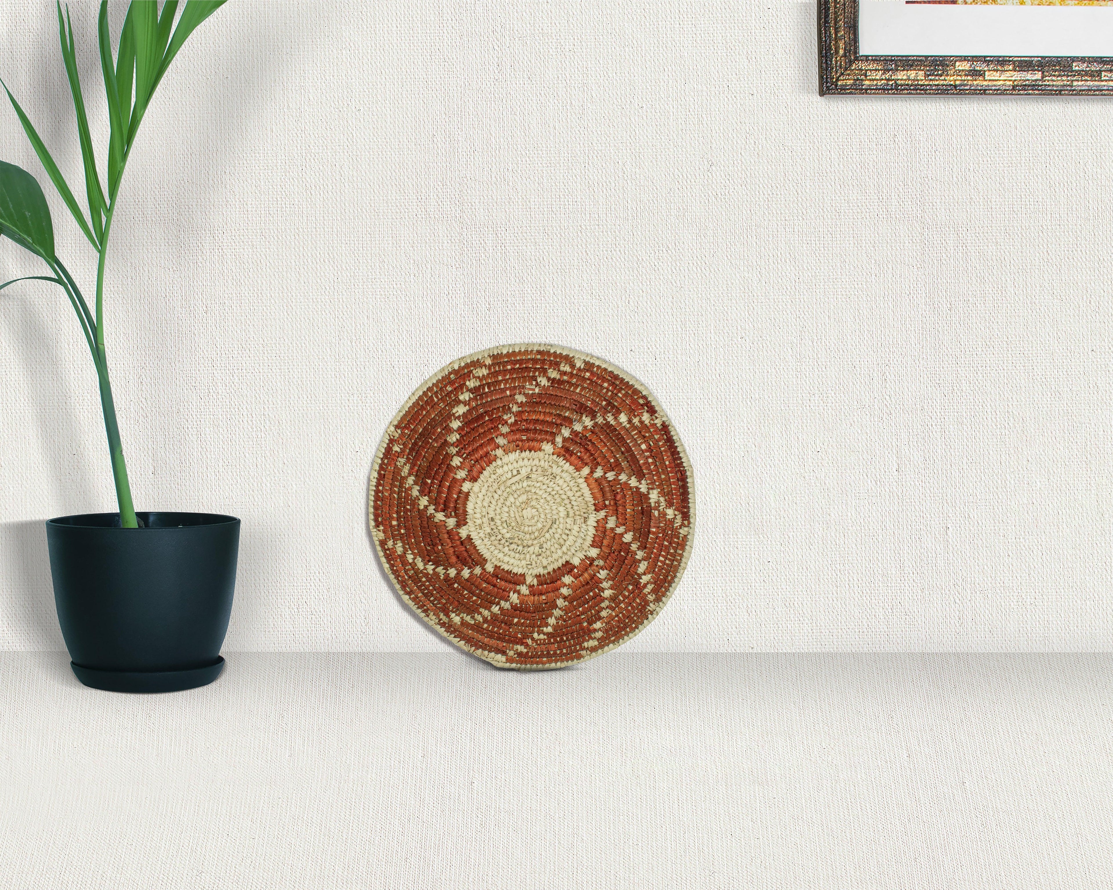 Spira Brown Bowl Basket 8-inch LBW-440-7 A