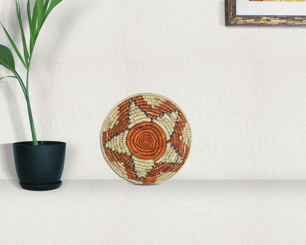 Bloomwheel Brown Bowl Basket 8-inch LBW-448-7