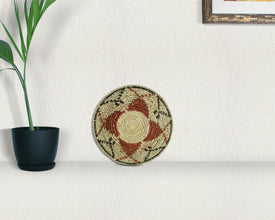 Desert Flower Geometric Red 8-inch