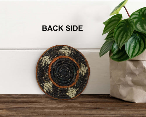 Carved Medallion Miniature Baskets I