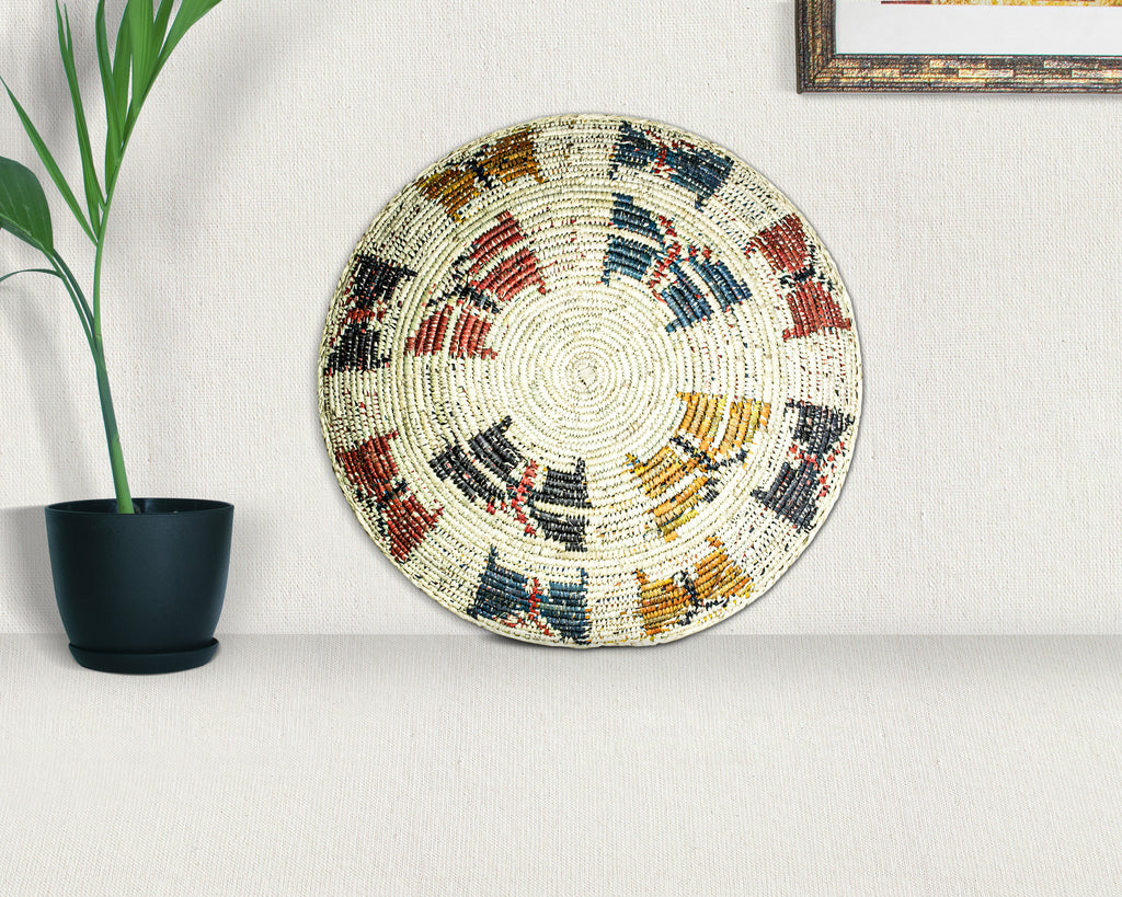 Dancing Butterflies Bowl Basket 14-inch BSK-071-14