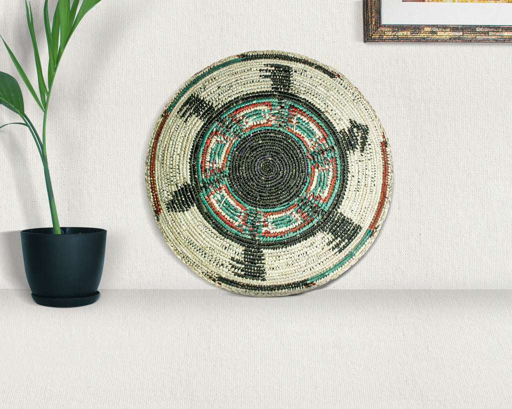 Green Turtle Bowl Basket 14-inch BSK-139-15 A