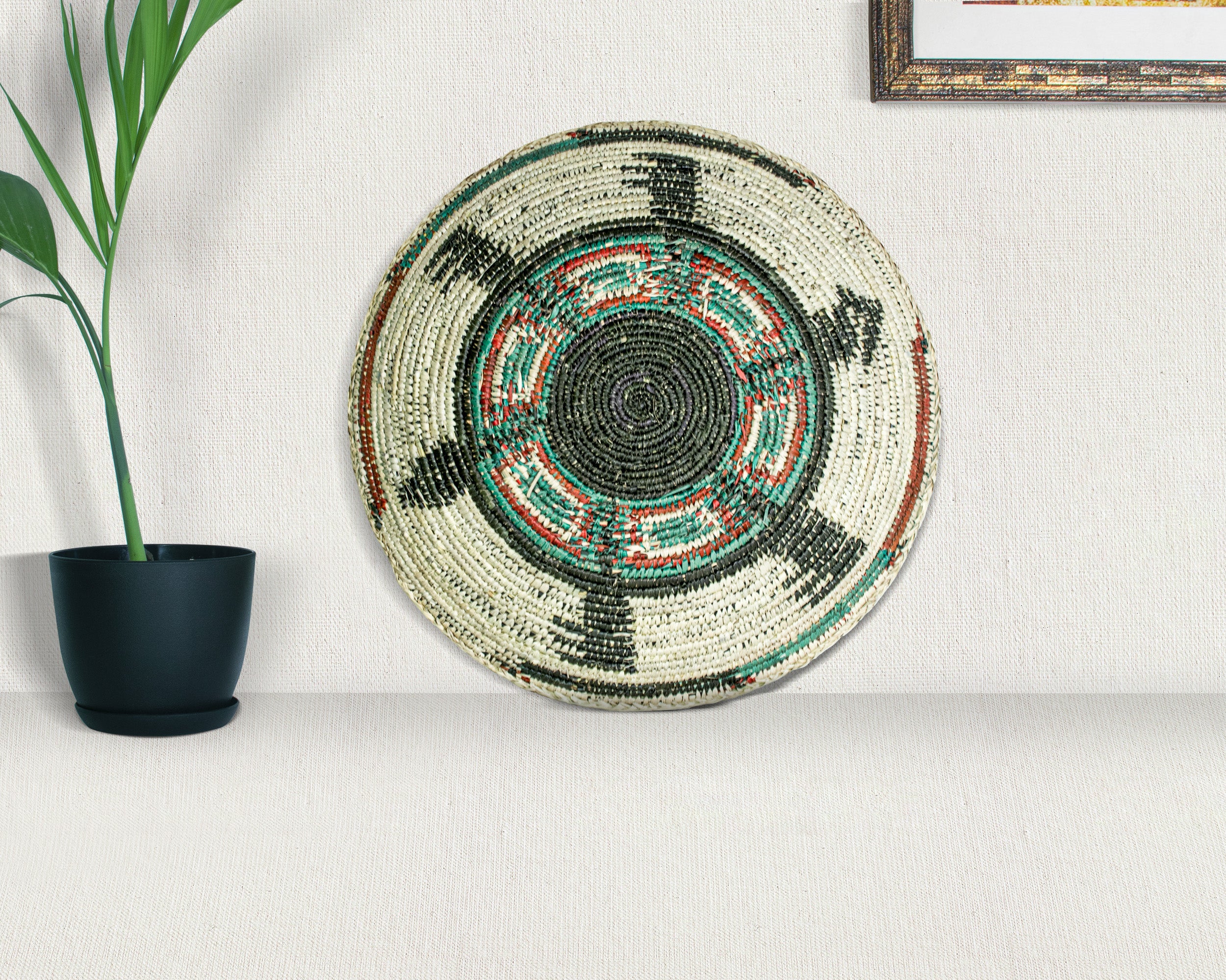 Green Turtle Bowl Basket 14-inch BSK-139-15 A