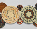 Set of 8 Handwoven wall baskets SET-251-8 N