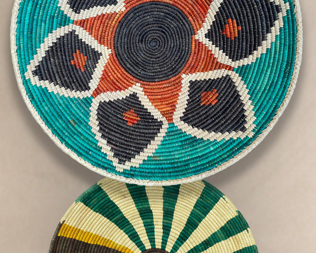 Set of 3 Handwoven wall baskets SET-206-3 N