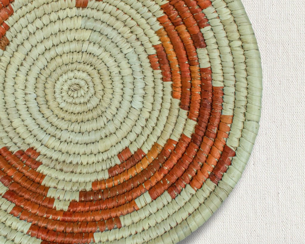 Spiked Bloom Brown Bowl Basket 8-inch LBW-447-7