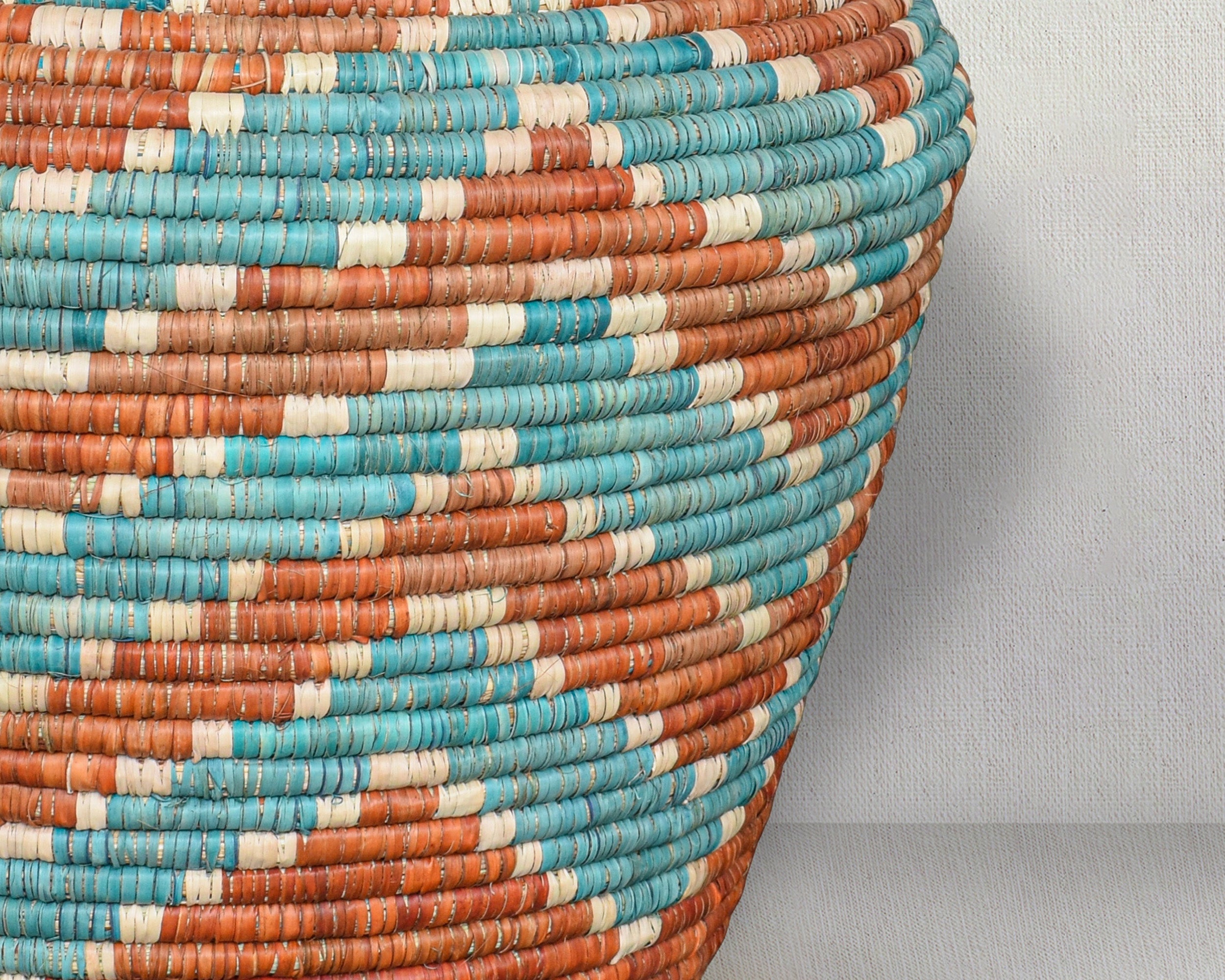 Turquoise Terracotta Potter Vase