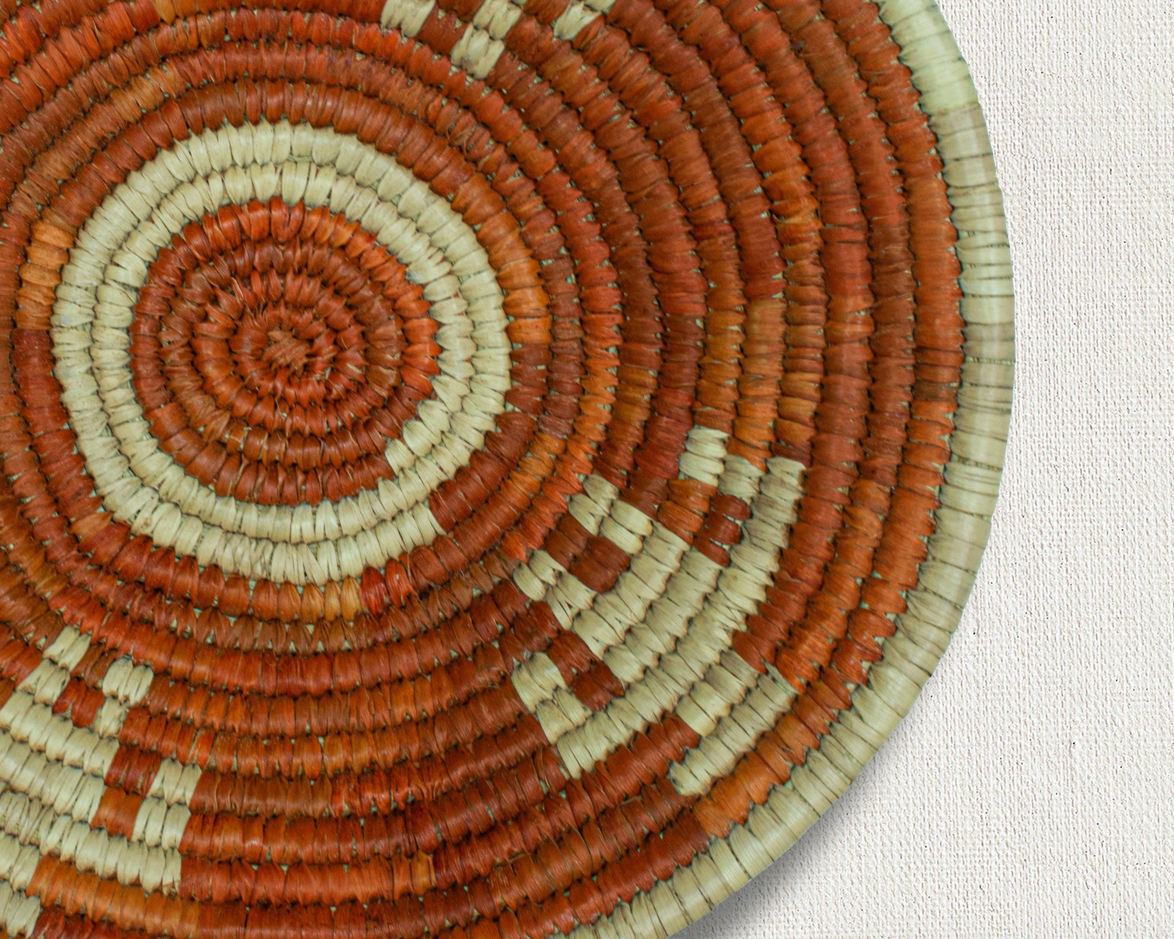 Pictograph Red Bowl Basket 8-inch LBW-418-7