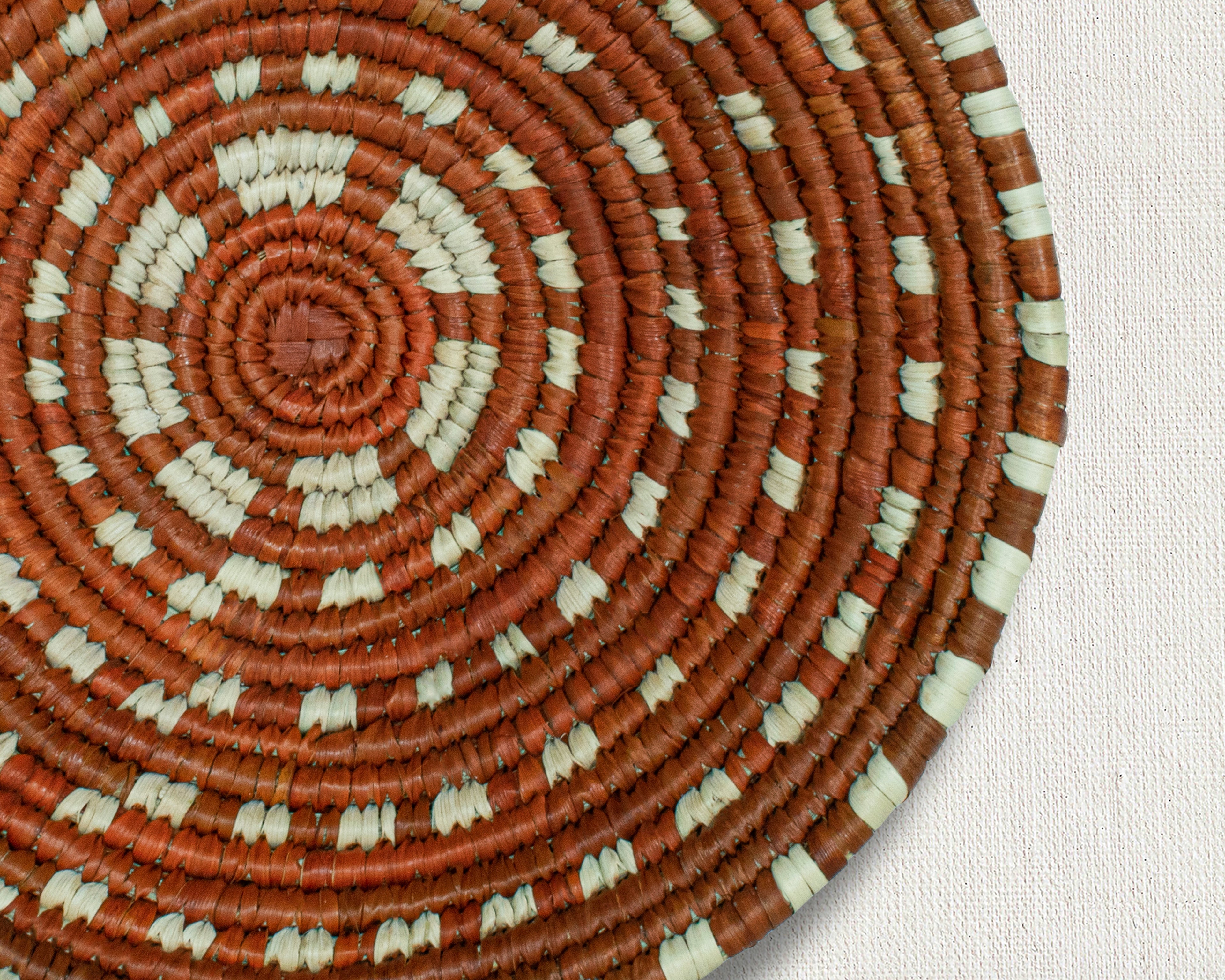 Earthen Speckle Brown Bowl Basket 8-inch LBW-456-7 A