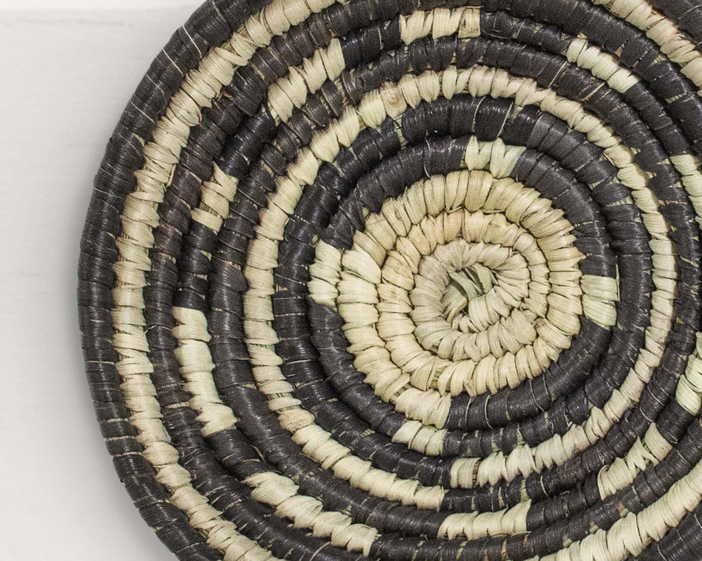 Boho Wheel Black Miniature Basket Pack of 5 - LBW-1607-5 A