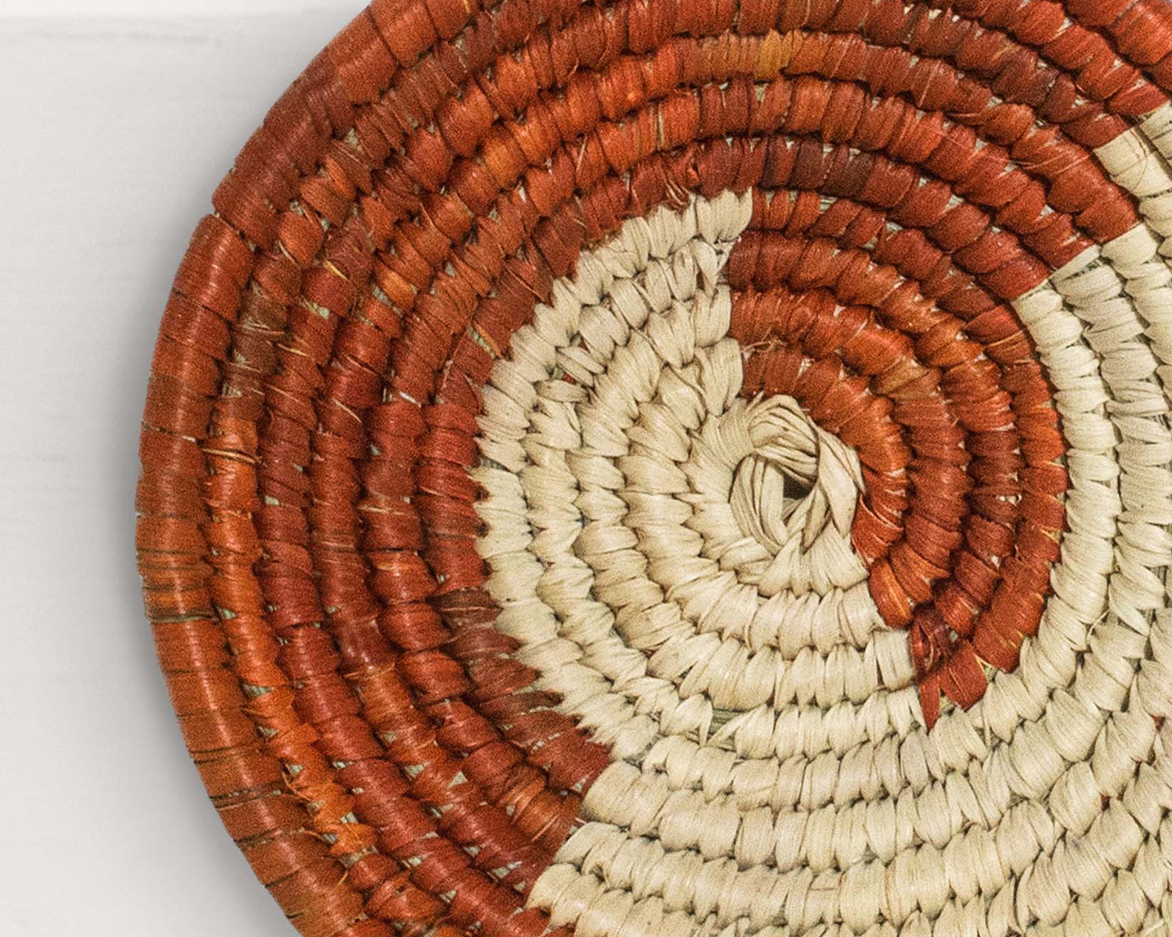 Boho Yei Brown Miniature Basket Pack of 5 - LBW-1601-5 A