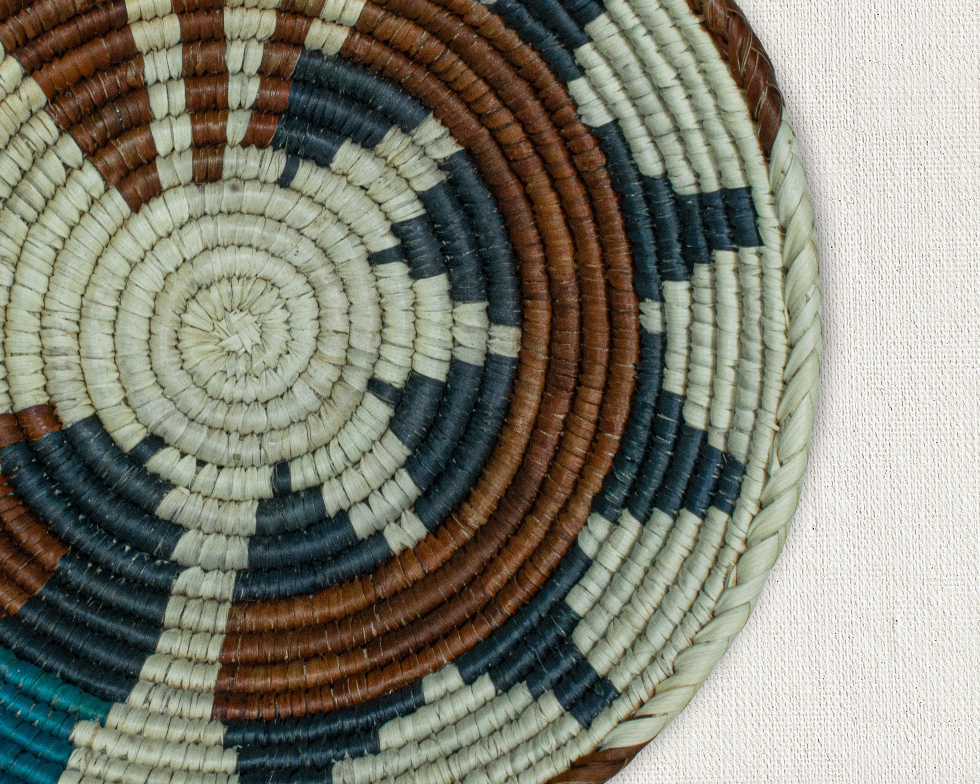 Kaleidia Brown Bowl Basket 8-inch LBW-453-7 B