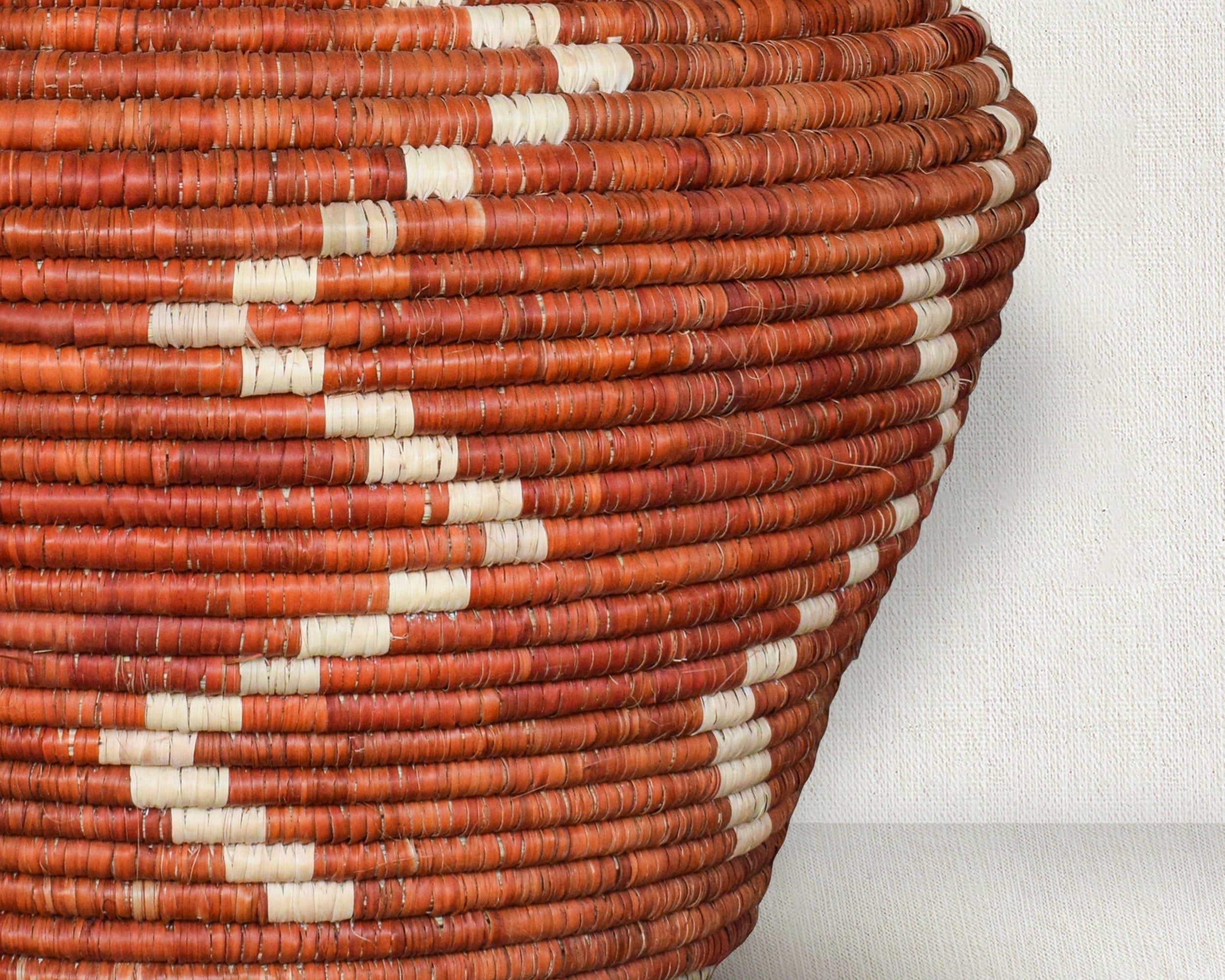 Terracotta Boho Storage Potter Basket