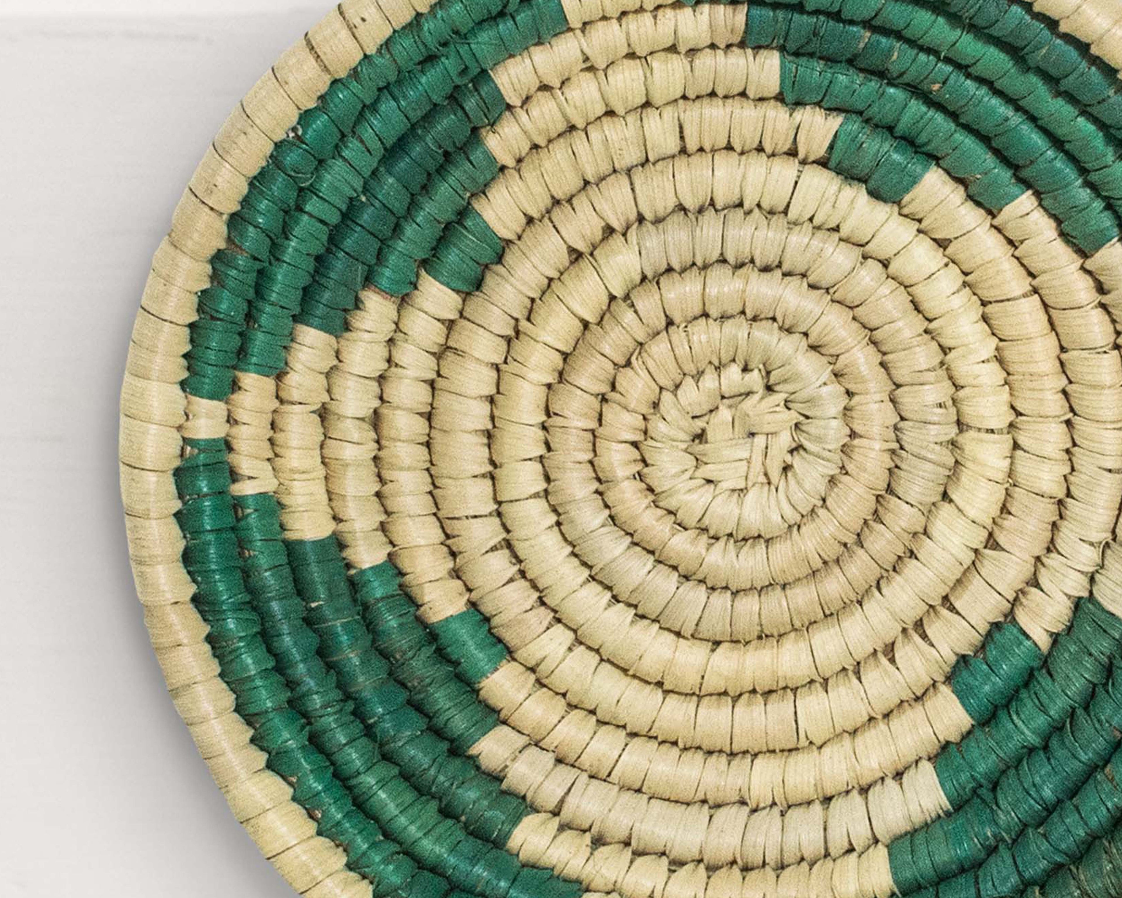 Boho Turquoise Star Miniature Basket Pack of 5 - LBW-1600-5