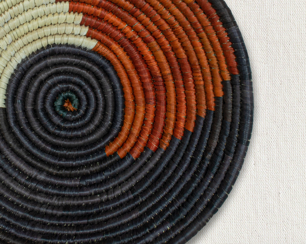 Brown Tornado Bowl Basket 8-inch LBW-416-7