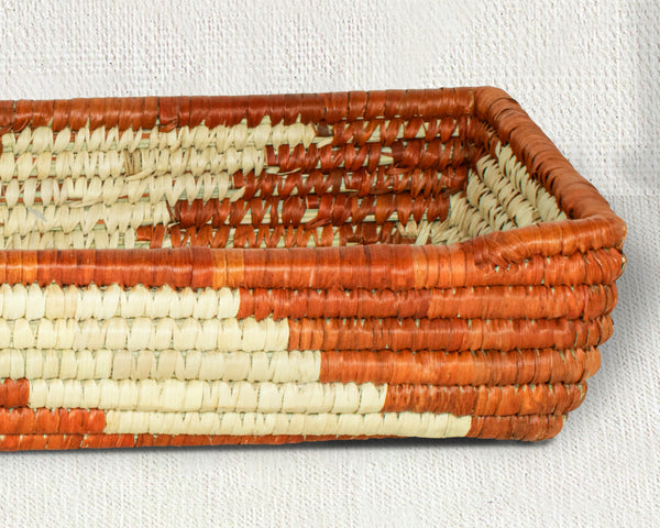 Storm Brown Woven Table Basket