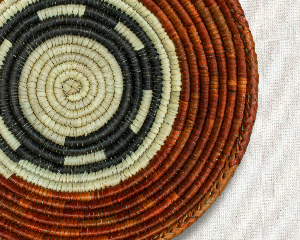 Stratified Desert Brown Bowl Basket 8-inch LBW-433-7 A