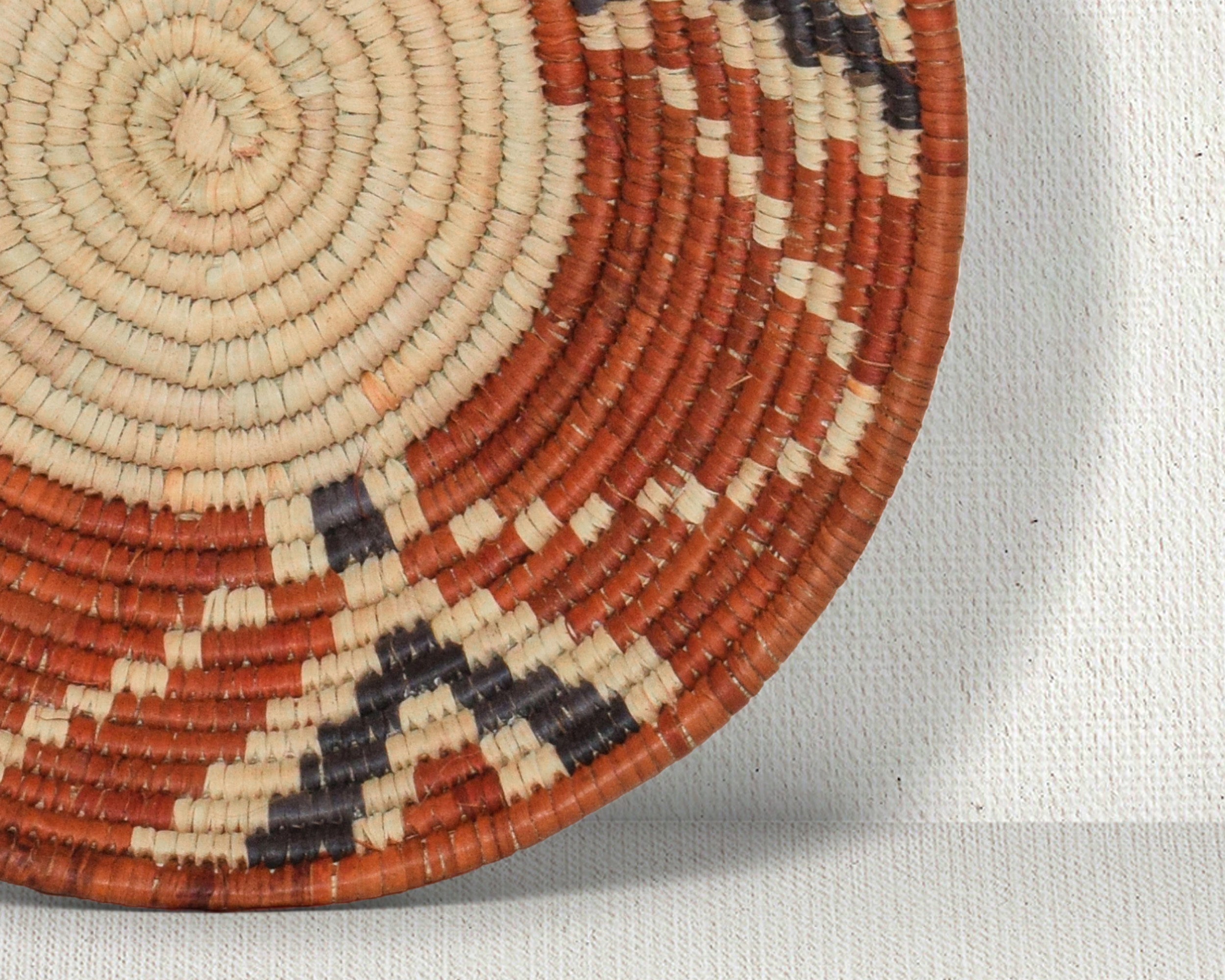 Orange Lotus Bowl Basket