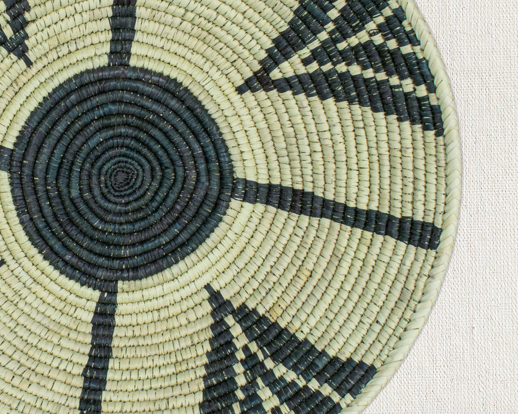 Midnight Bloom Deep Bowl 18-inch DB-729-18