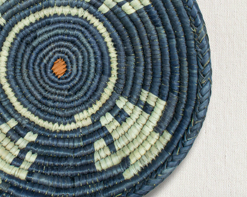 Cobalt Radiance Bowl Basket