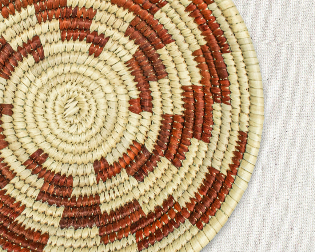 Terra Cotta Circle Red Bowl Basket 8-inch LBW-403-7 A