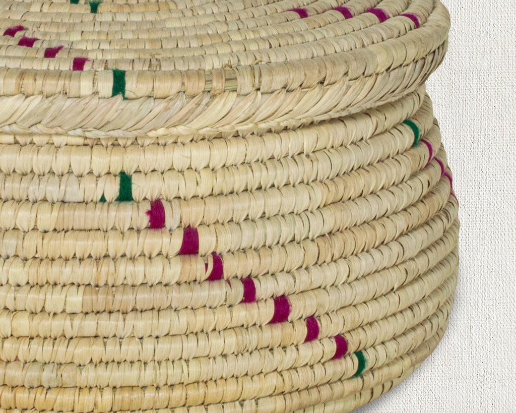 Natural Woolen Lid Basket PR-624-10