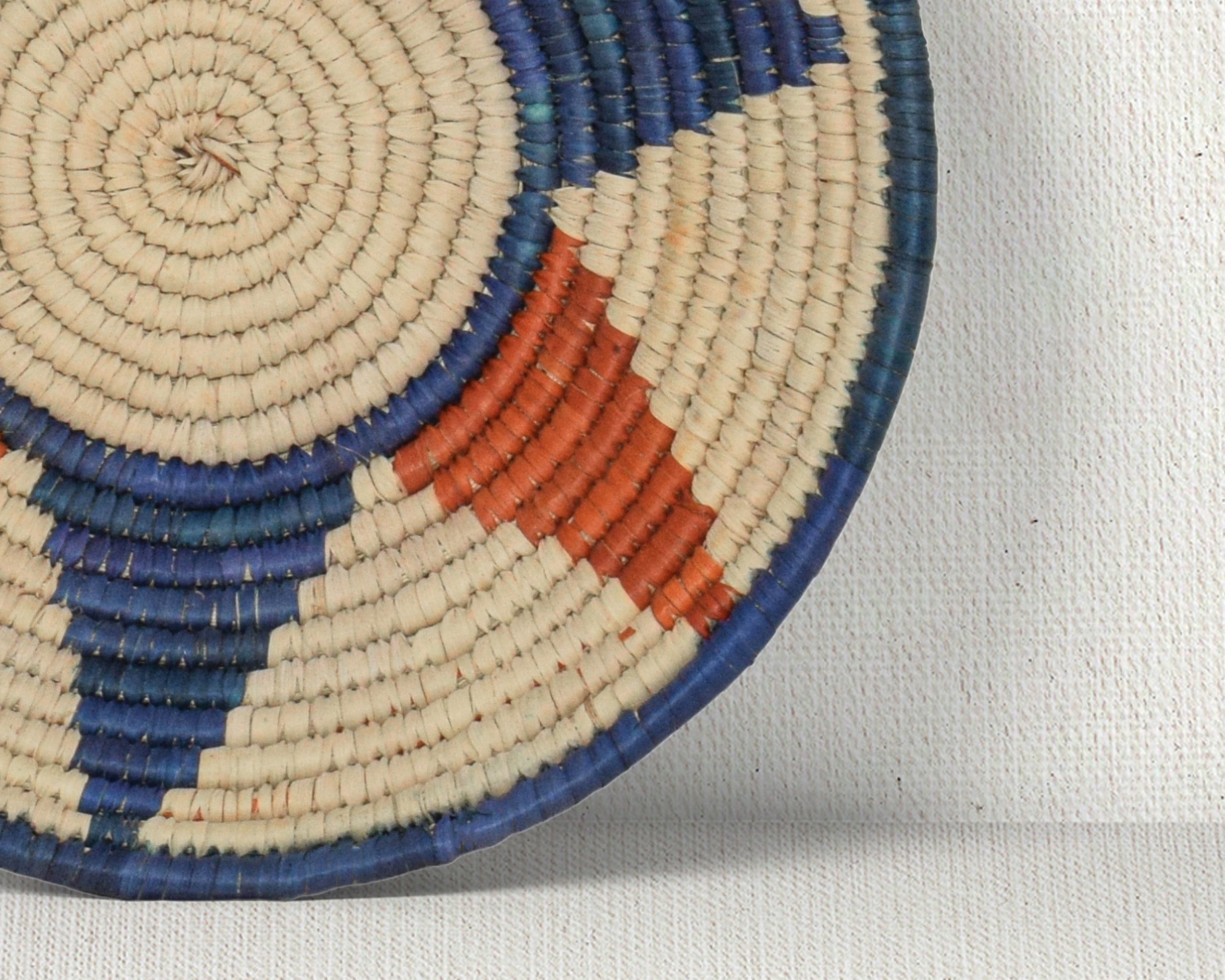 Blue & Orange Star Bowl Basket