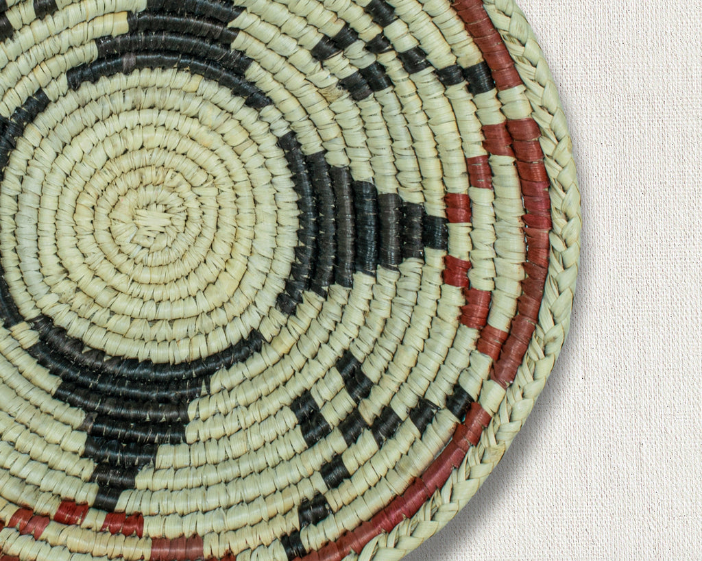 Four Point Star Black Bowl Basket 8-inch LBW-408-7