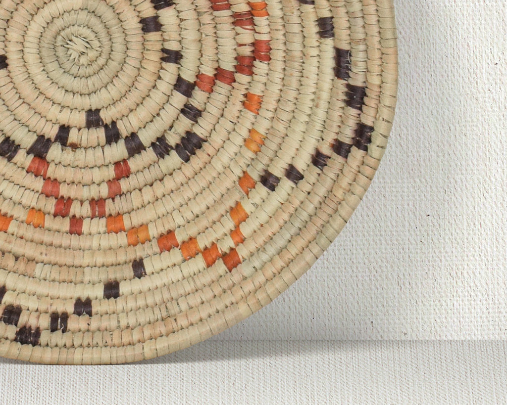 Rainbow Beige Bowl Basket