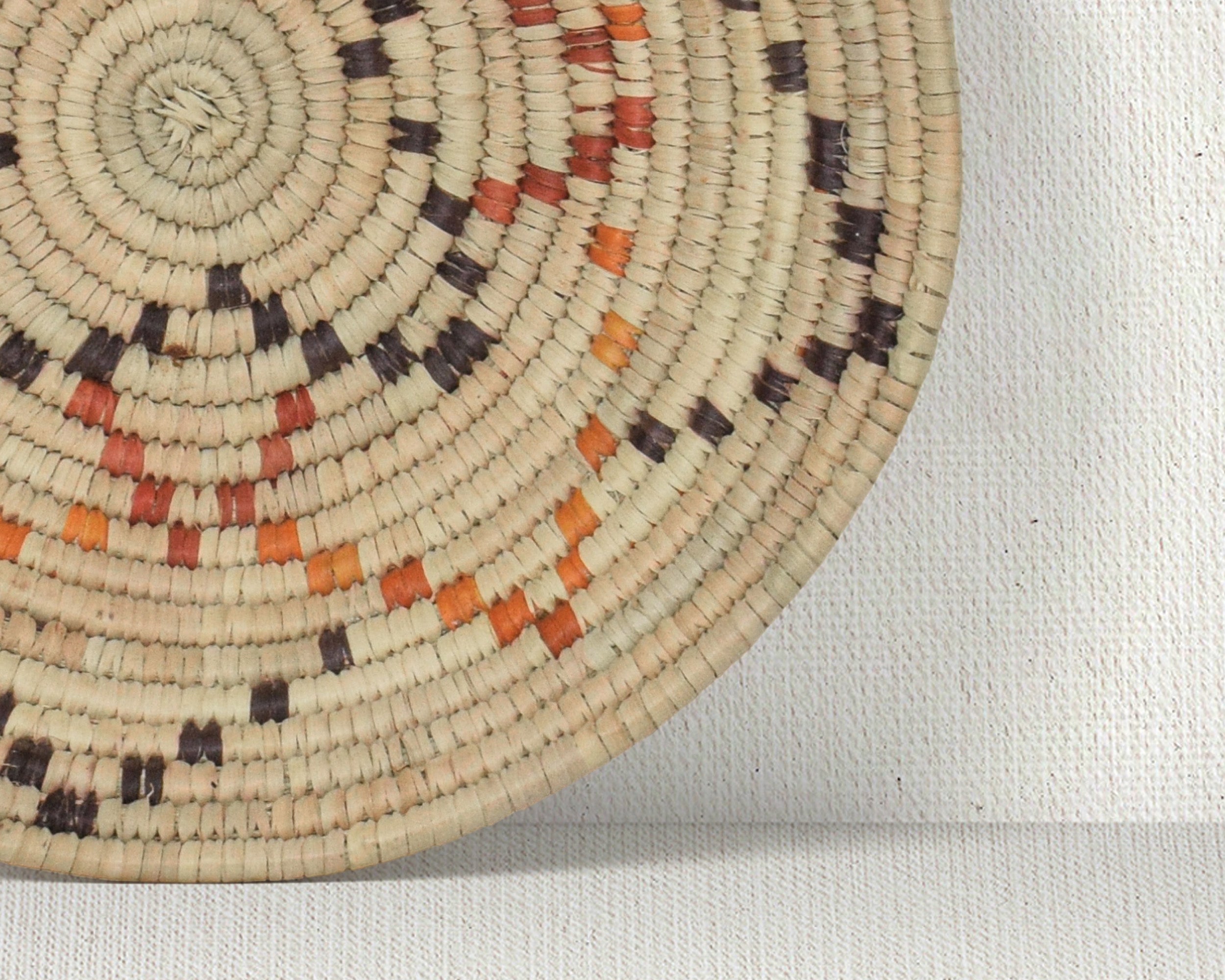 Rainbow Beige Bowl Basket