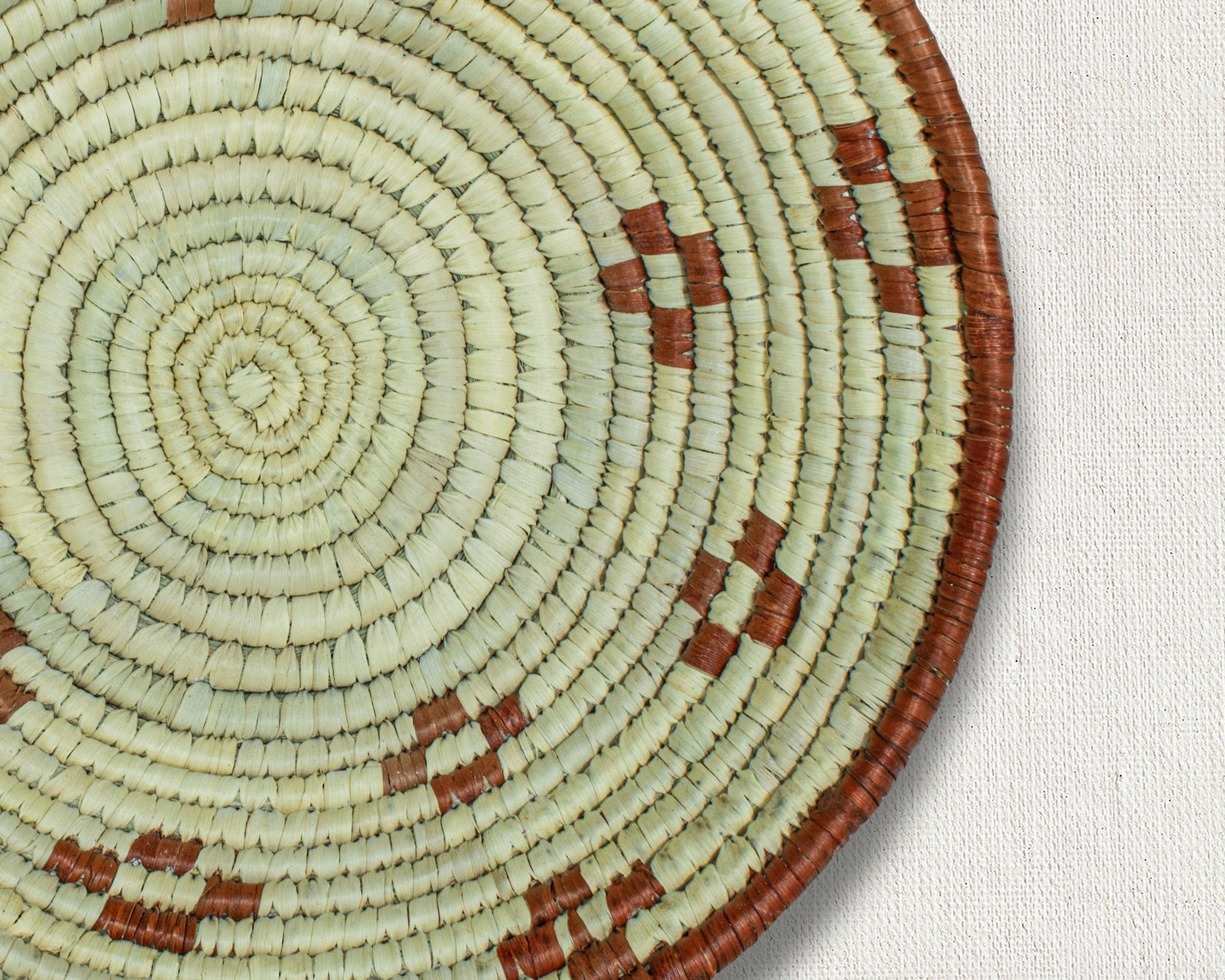 Concentric Rhythm Red Bowl Basket 8-inch LBW-407-7