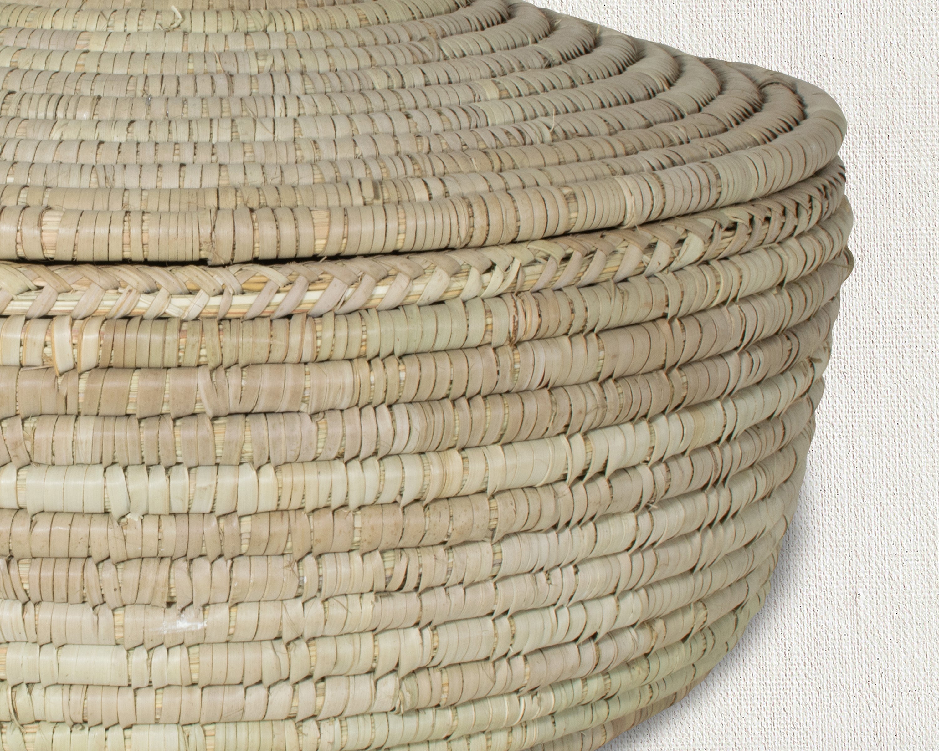 Yucca Lidded Basket - Handwoven Storage