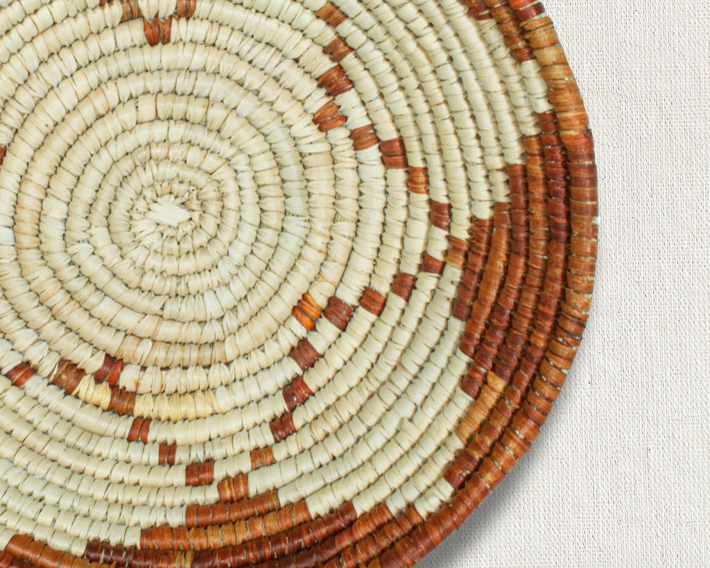 Astral Bloom Brown Bowl Basket 8-inch LBW-423-7 A