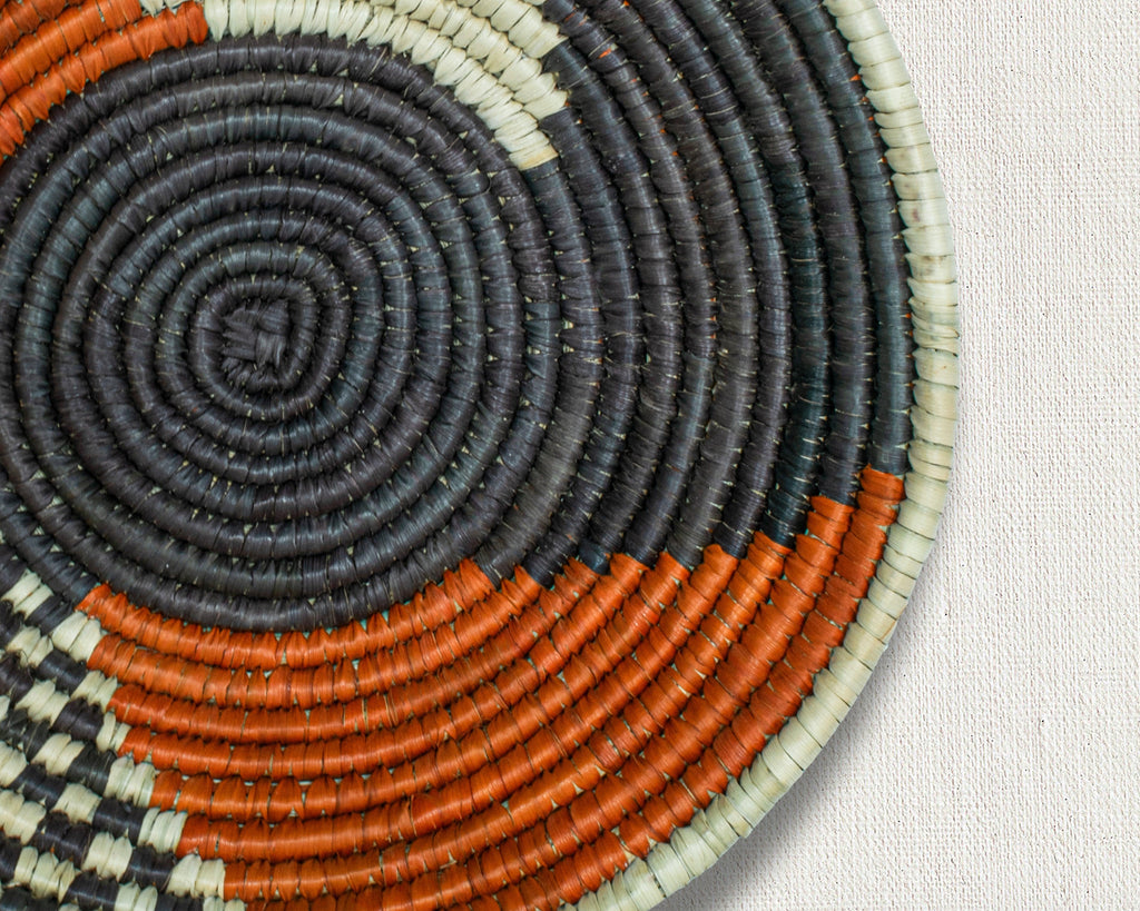 Harlequina Black Bowl Basket 8-inch LBW-430-7