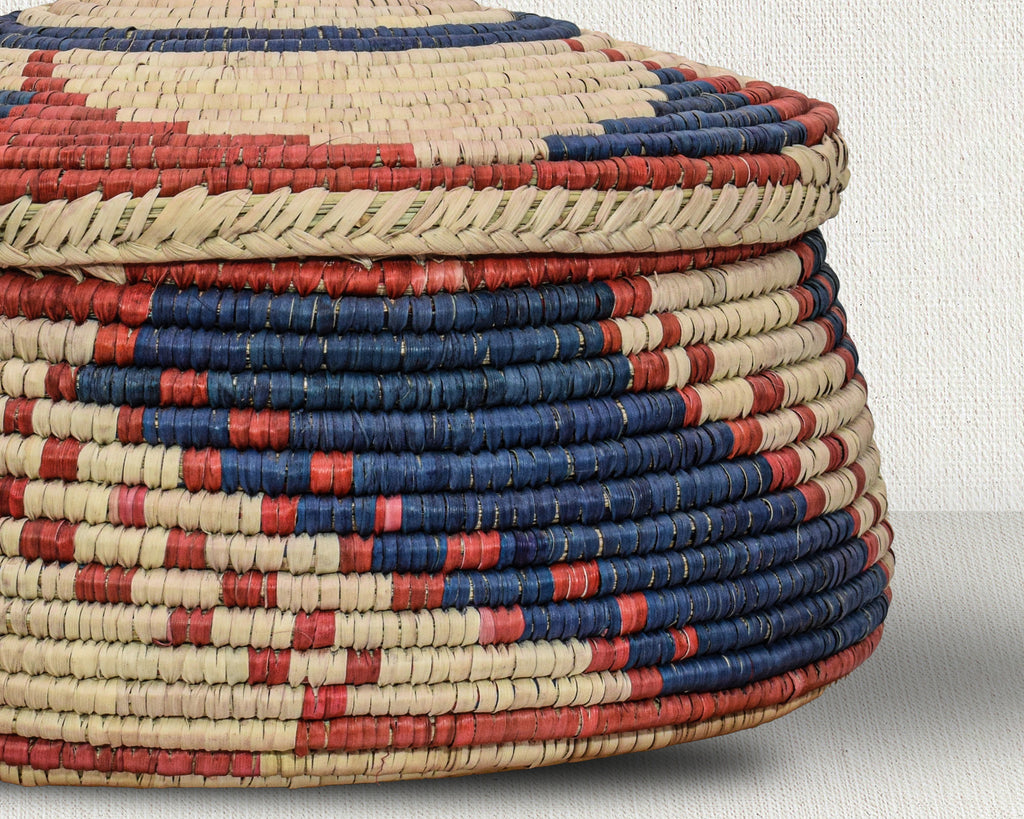 Blooming Flower Lidded Basket